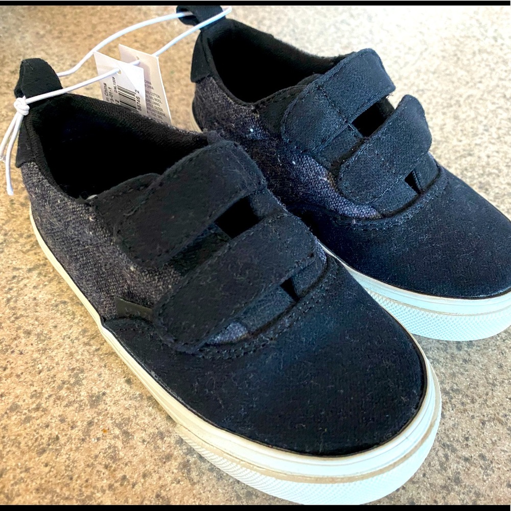 Black Sneakers Baby Boy size 6 NWT